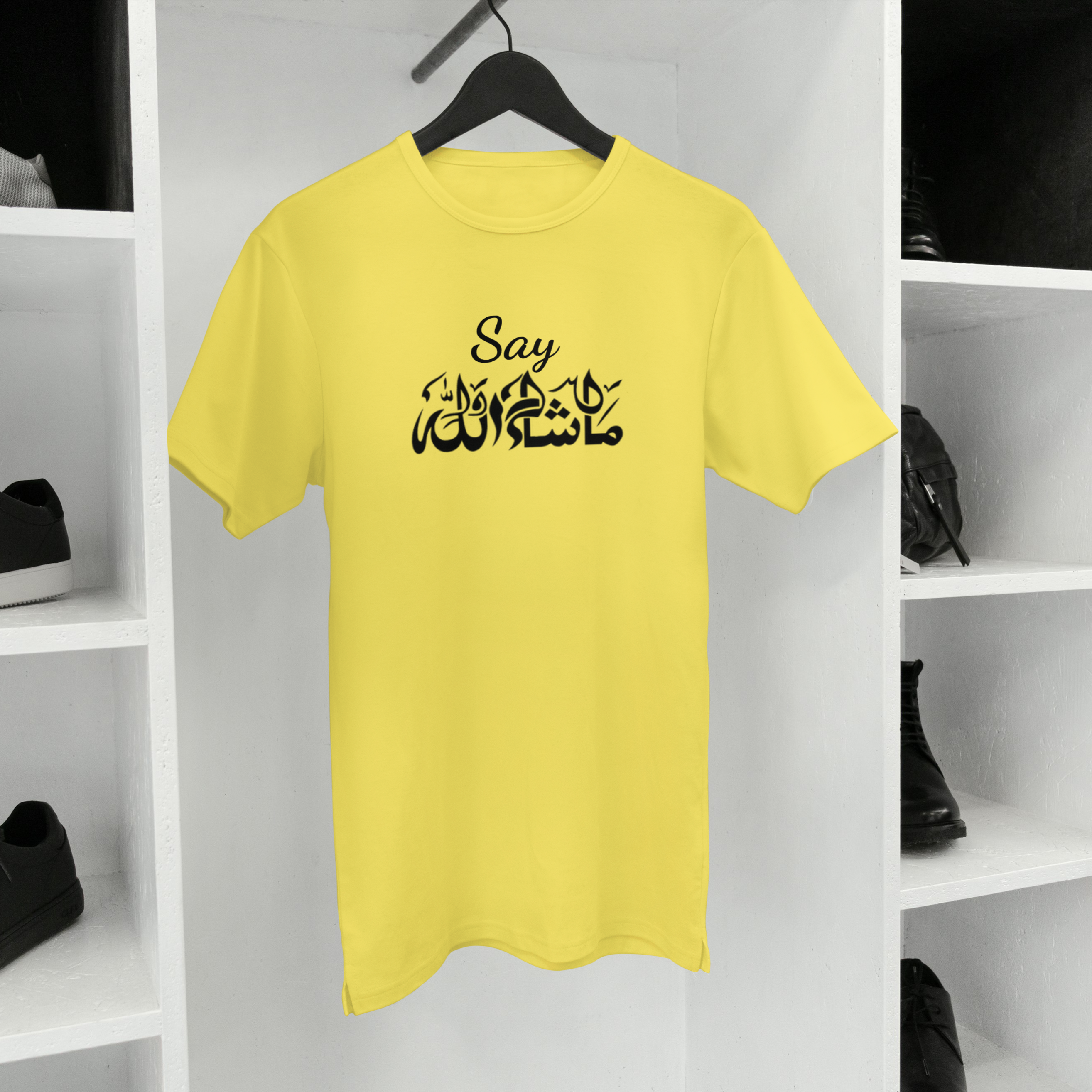 Say Ma Shaa Allah T-shirt, Mashallah Shirt, قل ما شاء الله, Arabic Shirt, Unisex Shirts, Arabic Text, Islamic Gift, Eid Present, Eid Gift, Birthday Gift, Arabic Gift
