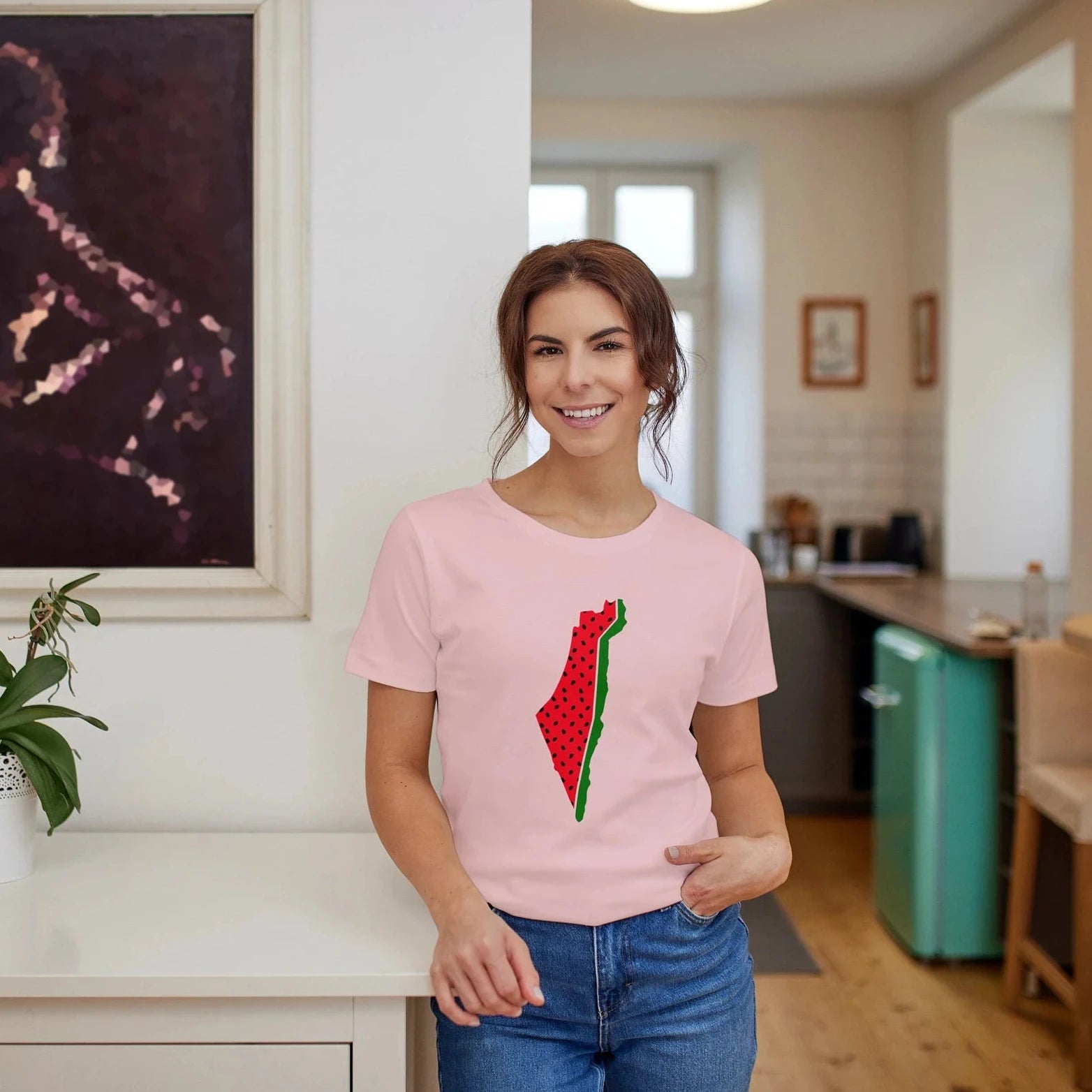 Palestine watermelon map T-Shirt, خريطة فلسطين بطيخ Sweatshirts, Unisex Hoodie, Tote Bag, Freedom Watermelon, Free Palestine, Gaza, Ramadan