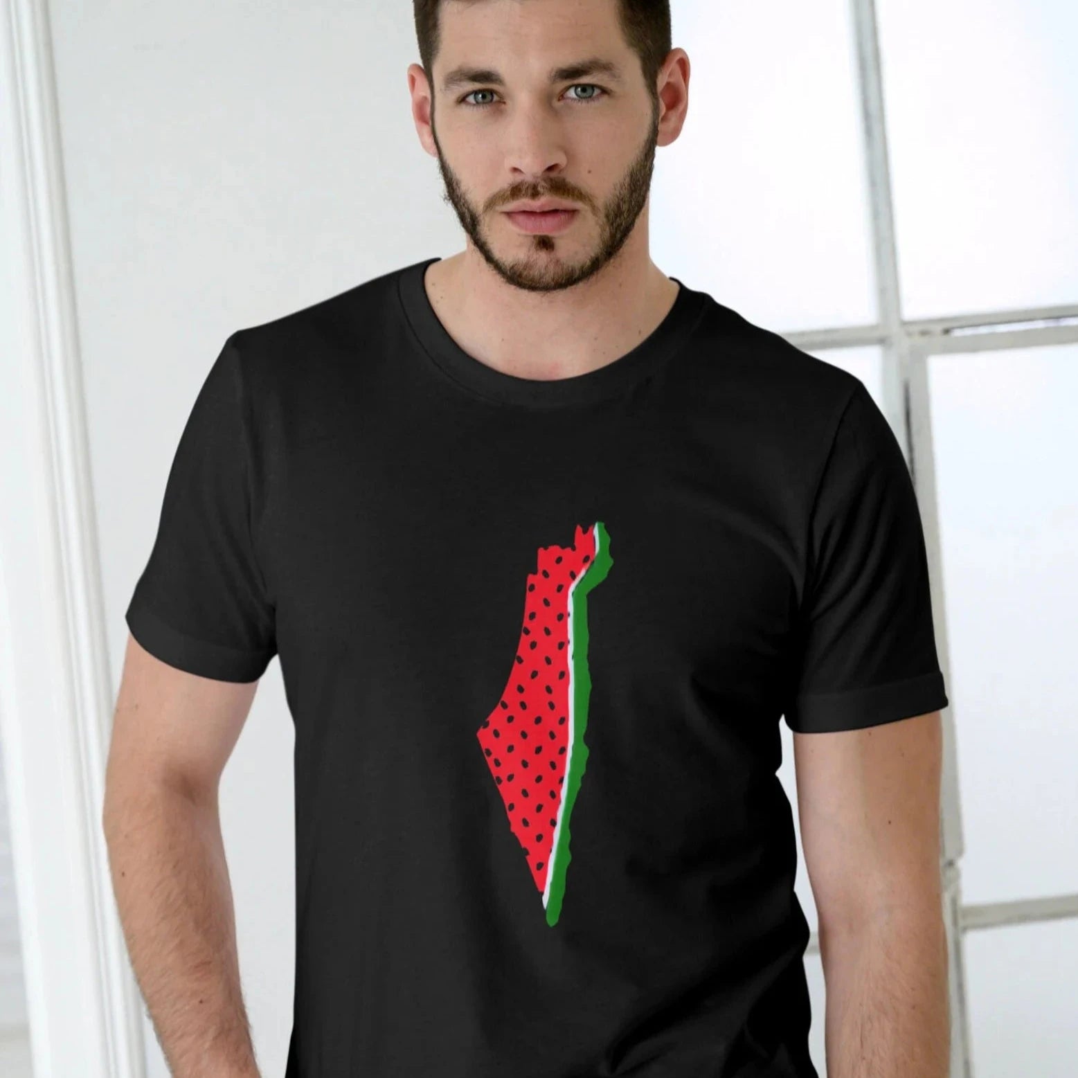 Palestine watermelon map T-Shirt, خريطة فلسطين بطيخ Sweatshirts, Unisex Hoodie, Tote Bag, Freedom Watermelon, Free Palestine, Gaza, Ramadan