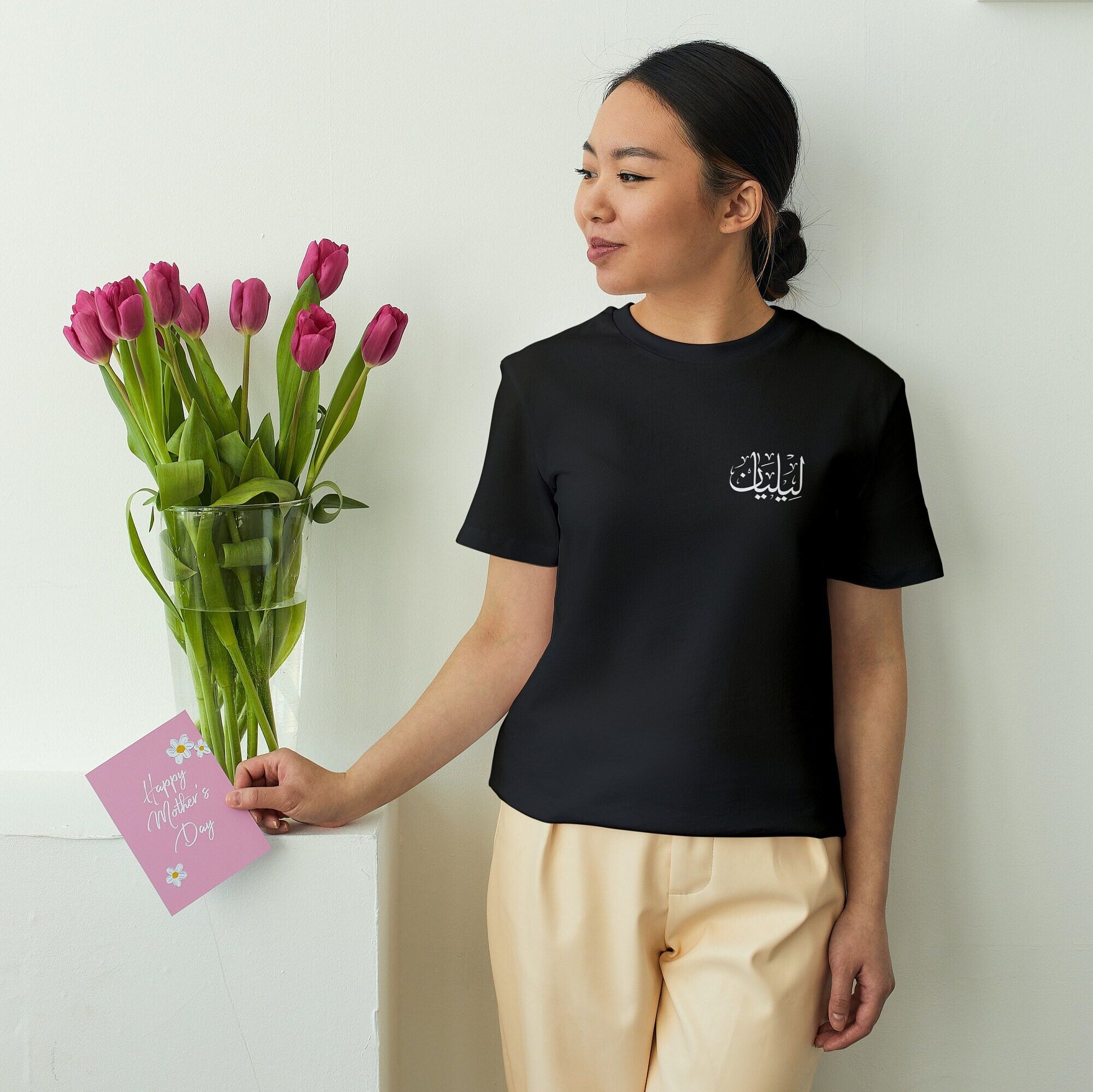 Customized Arabic Calligraphy, Your Name/any word In Arabic Custom Printed T-Shirt, Personalized T-shirt, Gifts for Kids, Men, Women, Unisex