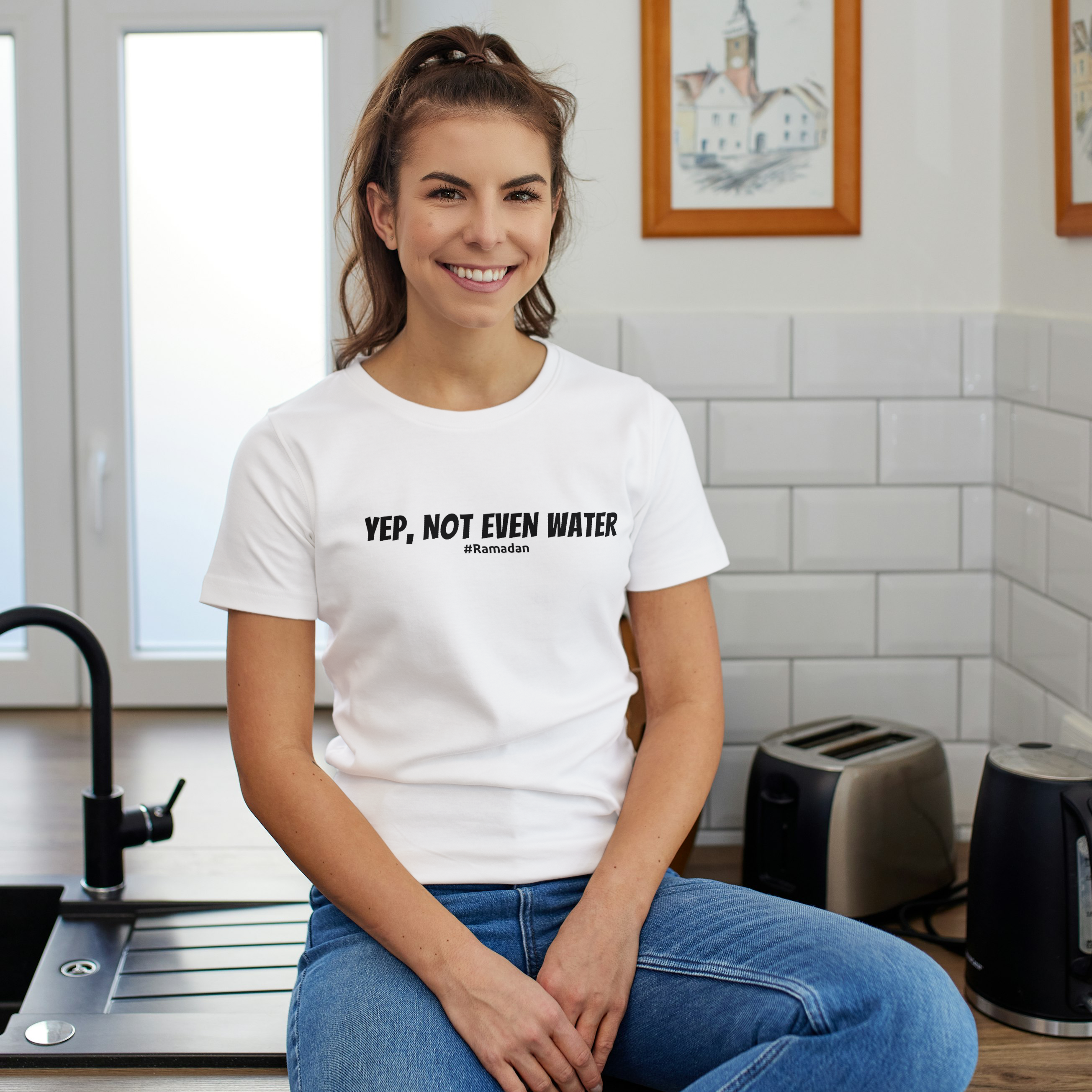 Yep, not even water Ramadan Unisex Shirt, Ramadan TShirt, Muslim Unisex Shirt, Happy Ramadan Shirt, Fasting Shirt, Ramadan Kareem Shirt