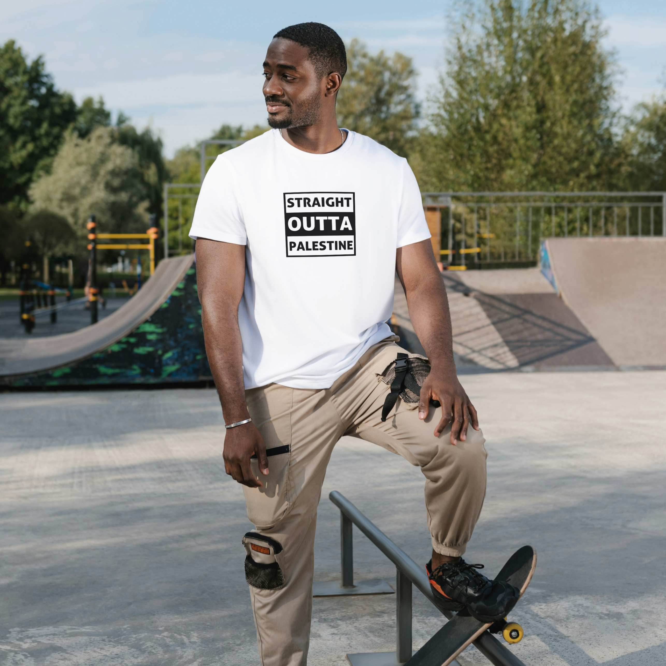 Straight OUTTA Palestine Shirt, Falasteen Shirt, Unisex فلسطين Shirts, Proud Palestinian, Palestine On Display, Put Palestine on the Map